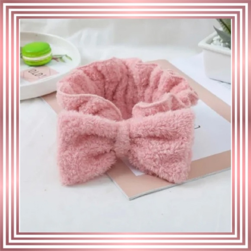 Elastic Flannel Headband 🎀 for Face Washing or to Apply Makeup